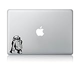 R2-D2 Looking Apple Star Wars Apple Macbook Laptop Decal Vinyl Sticker Apple Mac Air Pro Sticker