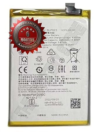 Image of THE BATTERY STORE Original BLP911 Battery for Oppo V25 RMX3491 /RMX3471 / RMX3472 Battery with 6 Month Warranty**** (PP69)