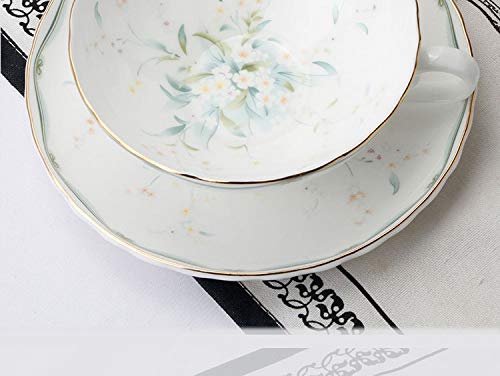 Afternoon tea cup en porcelaine d'os dorée, le cadeau de table idéal