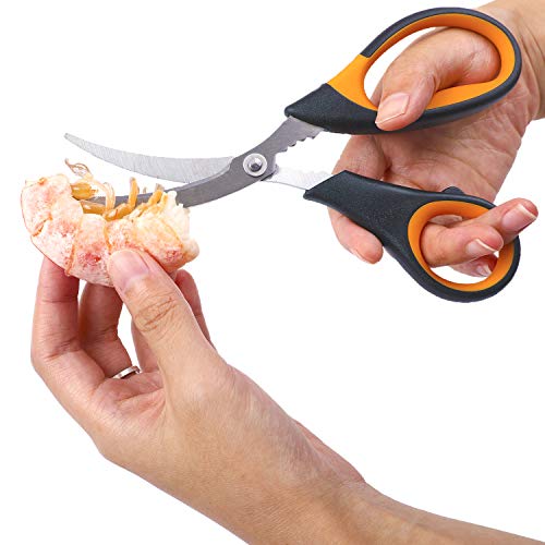 Artcome 21 Pcs Seafood Tools Set Nut Cracker Set Includes 6 Crab Crackers, 6 Forks, 6 Lobster Shellers, 1 Lobster Crab Mallets, 1 Seafood Scissors And Storage Bag #TOP4