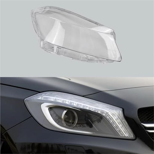 Couvercle phare transparent Benz W176 contre le plastique jauni