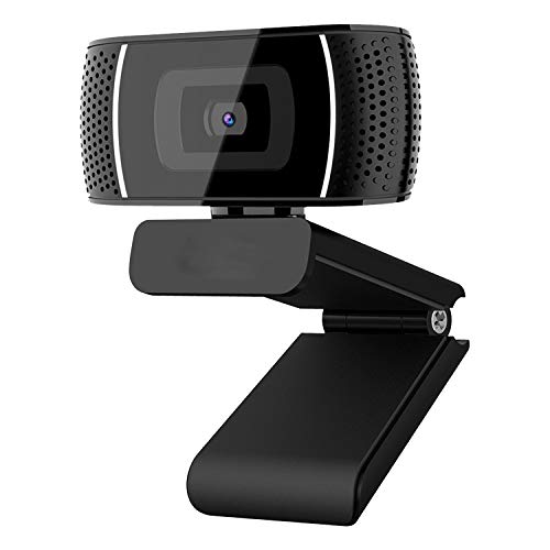 Papalook PA327 Webcam HD avec microphone, 720p Webcam Plug and Play pour vidéoconférence, travail en ligne, bureau à domicile compatible avec Windows 7/8/10 Mac