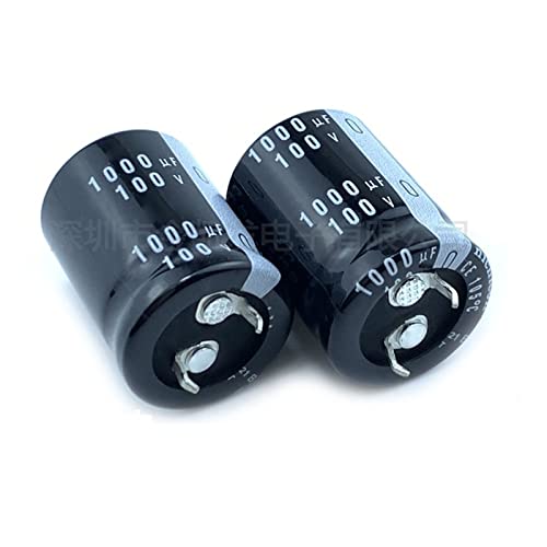 Condensateur 1000uF 100V 22x25mm enfichable pour amplificateur audio de salon