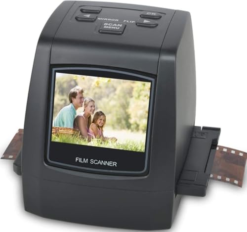 Scanner numérique de Film et de Diapositives avec Grand écran LCD de 5 Pouces, Scanner de...
