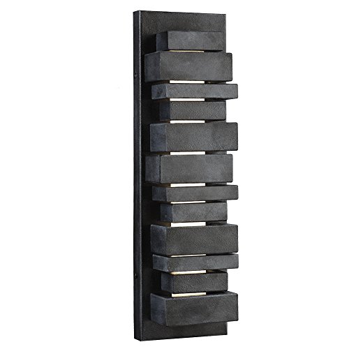 Feiss Generation Lighting-Sean Lavin-22W 1 Led Outdoor Wall Sconce in Modern Style-5 Inch Wide By 17.5 Inch Tall by Feiss - Image 3