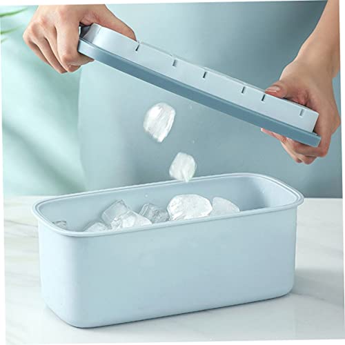 Molde para cubitos y hielo en silicona azul miniatura 2