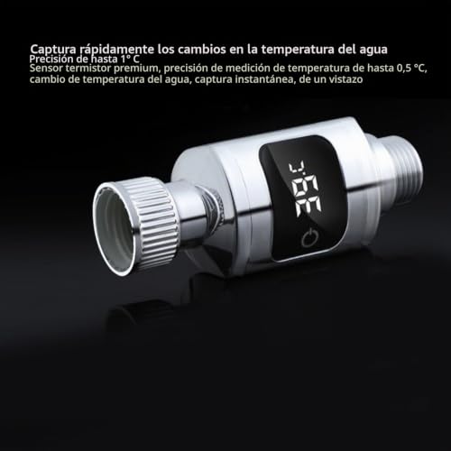 Miniatura 9 de Termómetro De Ducha Con Pantalla Digital, Termómetro De Agua Para Grifo, Monitor De Temperatura Abs Para Hogar, Cocina, Baño Y Bañera.