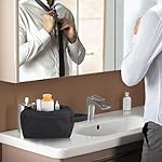 Travel Toiletry bag Toiletry bag for women men Hanging Cosmetic bag Travel accessories for Women Men (Black) - Image 2