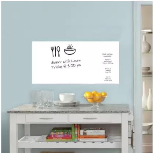 Image of White Board Wallpaper-Self-Adhesive