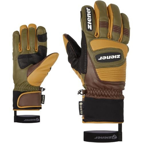 Ziener Alpine Men's Ski Gloves Guard Goretex Brown - 9,5