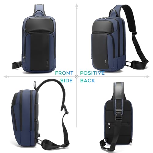 Image of BANGE Mens Sling Bag, Large Shoulder Bag for Men Waterproof, Crossbody Bag Men with Separated Pad Compartment