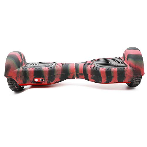Rosepoem 6.5 Pulgadas Silicona Funda Protectora contra rayones para 2 Ruedas Scooter eléctrico, Hoverboard