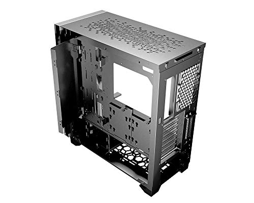 Cougar Dark Blader G Premium Mid Tower Gaming Case in alluminio spazzolato e vetro pannello frontale con RGB e finestra laterale in vetro - Case PC - Immagine 4