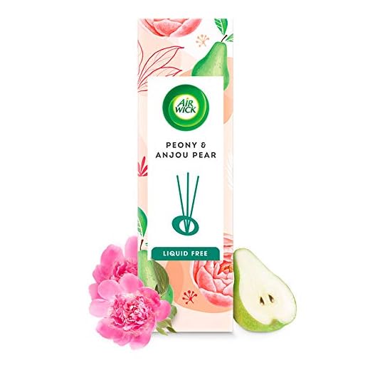 Air Wick Scented Reed Diffuser Peony and Anjou Pear Fragrance (Warning: Do Not Burn)