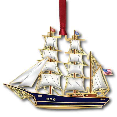 Beacon Design Tall Ship Hanging Ornament