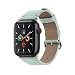 Produktbild Native Union Klassisches Uhrenarmband für die Apple Watch 42/44/45mm  Echtes Italienisches Nappaleder Edelstahlelemente mit Weichem Nubuk-Futterleder (SALBEI)