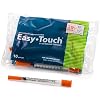 Easy Touch 29 Gauge U-100 Insulin Syringes (29G 1cc 1/2) with 1/2 Long Needle, 1cc (100 Unit Capacity), Bold Markings for Accurate Dosing, Disposable, 5 Boxes of 100 (500 Total)