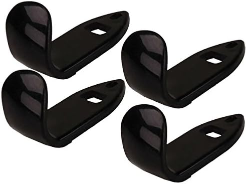 Focalwanna 4pcs Saxophone Thumb Rest Plastic Black
