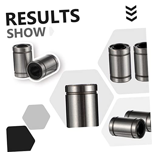 Gleavi 131337PLGYE 12 Pcs Linear Ball Bearings D Printer Accessories Printer Bearings Linear Motion Spline Bearing Bore Linear Ball Bearing Bushing Linear Ball Bearing Interior Machine Tool Steel thumb #3