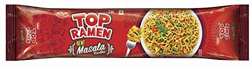Image of Top Ramen Classic Masala Noodles | 100% Desi Spicy Flavor, Saucy Instant Noodles for Family Meals | Quick & Tasty Comfort Food , 480 gm