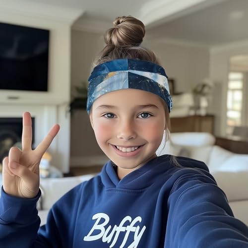 LedBack Kids Headbands Sports Sweatbands Breathable Sweat Absorbing Children's Hairband for Girls and Boys4