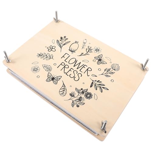 Presse à fleurs et feuilles en bois pour activités manuelles et herbiers faits maison