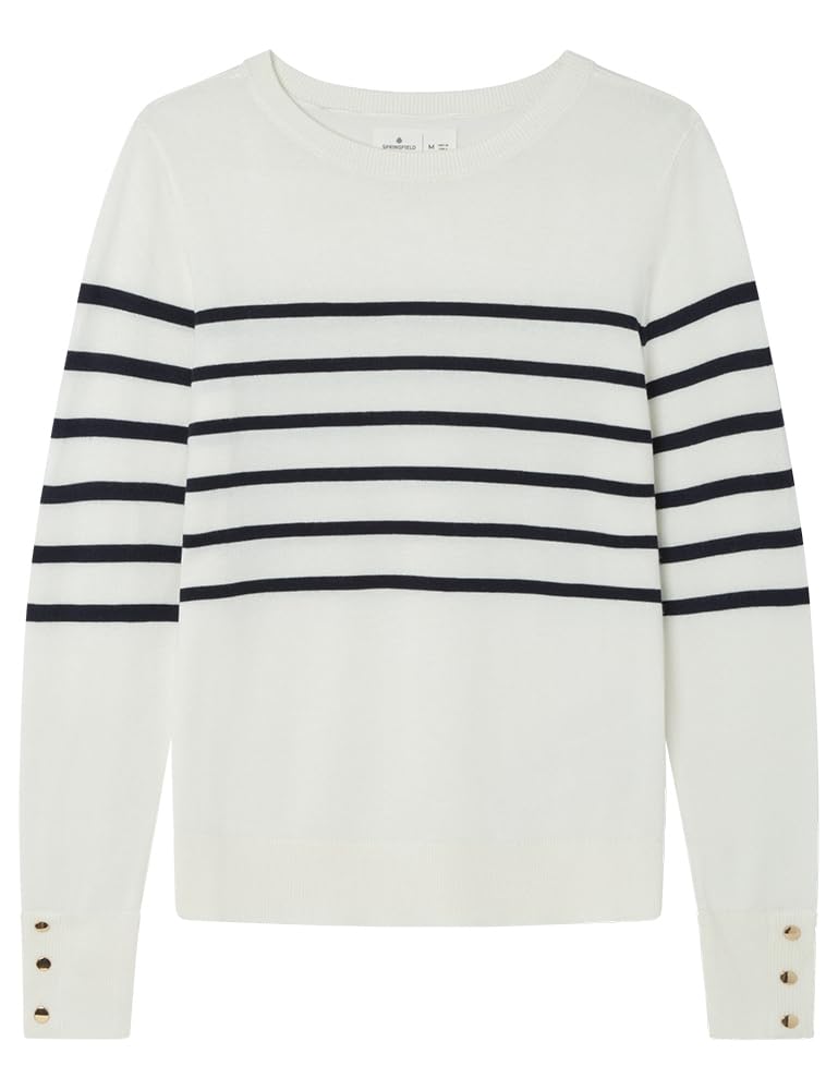SPRINGFIELD Women's Sweater, Multicoloured, M