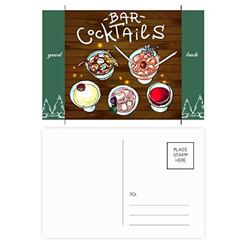Cartes postales Bar Cocktails Beer Red Wine pour habiller vos murs nus