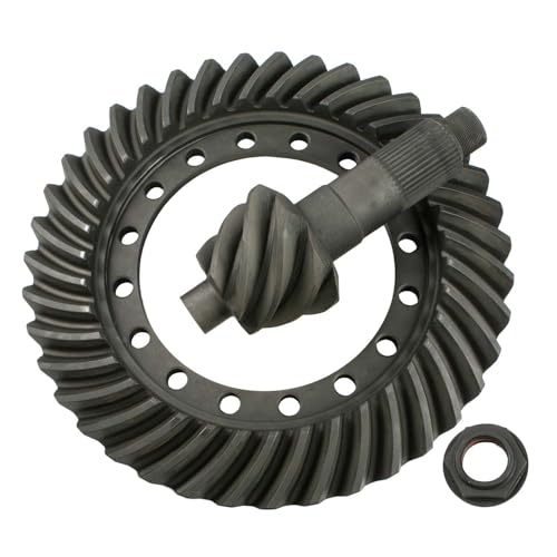 World American 112 513369, Differential Ring & Pinion, For Eaton RS404/RA/RD344/RDP40, Ratio 3.70, Hypoid Gear, 10 Pinion & 37 Ring Tooth -Replaces Eaton 211484, Spicer 25-513369, Timken M12513369.