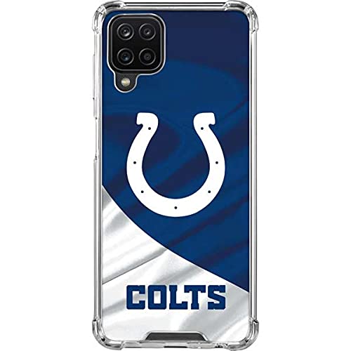 Skinit Clear Phone Case Compatible with Galaxy A12 - Officially Licensed NFL Indianapolis Colts Design