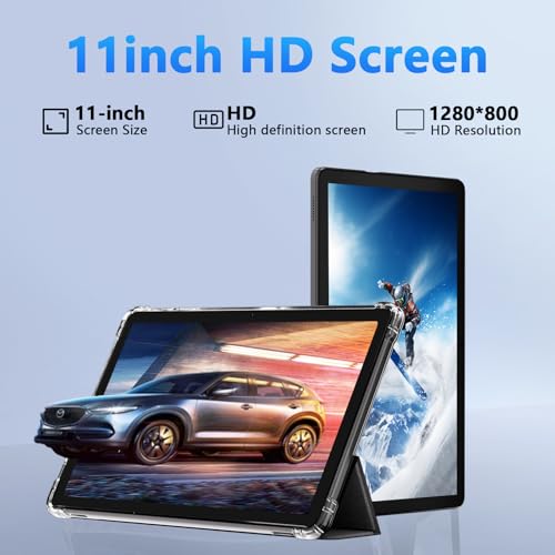 Image of 11 inch 2-in-1 Tablet, 20GB RAM, 128GB ROM, Android 16 Tablet with Case, Keyboard, Mouse and Stylus, Support 2TB Expandable Storage, 13MP Camera, Octa-core Processor, 5G