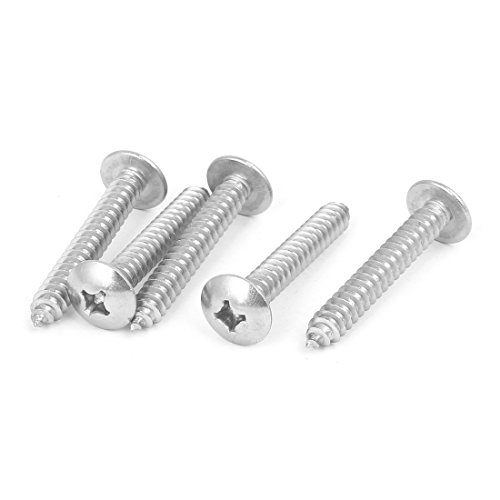 Tornillos Autorroscantes M6x40mm Acero Inoxidable 5pcs