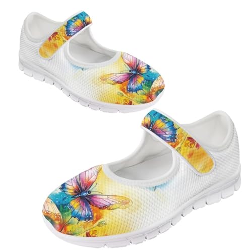 JoyLamoria Women's Wide Shoes with Adjustable Lightweight for Diabetic Edema Arthritis Swollen Feet Green Pickles Print Walking Shoes4