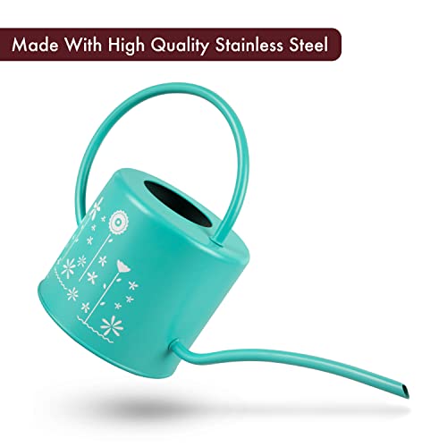 Homarden 60 oz. Copper Watering Can, Metal Watering Can with Long Spout, Watering Can for Outdoor and Indoor Plants , Mini Watering Can, Long Spout Water Can, Plant Watering Can, Small Watering Can