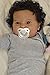 Angelbaby Lifelike African American Reborn Baby Doll Boy Black, 20 inch Real Life Soft Silicone Weighted Smile Newborn Baby Doll with Clothes for Kids Toys