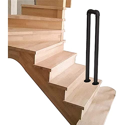 Main courante d'escalier extérieur en U pour sécuriser l'accès au jardin