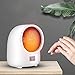 400w Desktop Radiateur Soufflant Intelligent Contrôle de La Température Chauffage Personnel avec La Surchauffe Protection,Chauffage Rapide Chauffage,Mini Chauffage d'Appoint-Blanc 14x11x18cm(5.5x4x7in