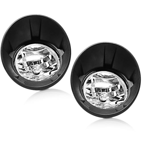 RP Remarkable Power, Fog Light for 2010 2011 2012 2013 10 11 12 13 Camaro Front Bumper Lamps Left and Right (Driver& Passenger Side) pair with PS24W Halogen Bulbs Clear Lens FL7079