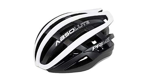Capacete Ciclismo Absolute Prime Bicicleta Mtb Speed Bike Preto Branco G