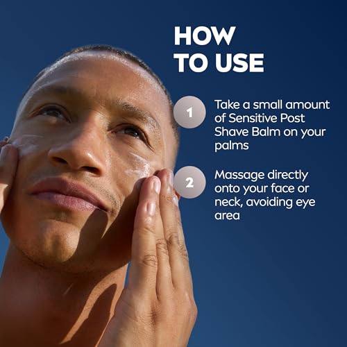 NIVEA MEN Sensitive Post Shave Balm, After Shave Balm for Men, 3.3 FL OZ - image 8