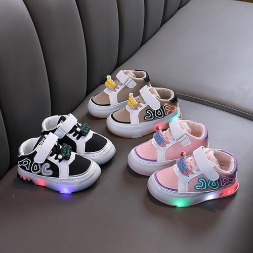 Toddler Boys Cute Sneakers Baby Girls Walking Running Athletic Shoes Flat Wide Slip On Lightweight Sports Trainers3