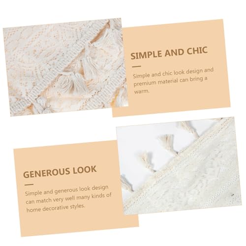 Nappe géométrique en dentelle haut de gamme pour table d'exception - 4