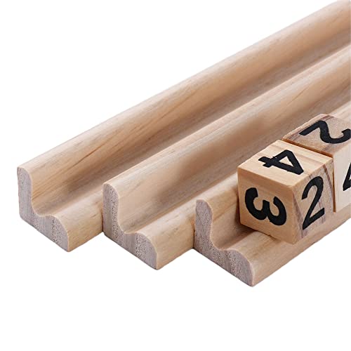 Set 8 Bandejas de Madera para Dominó miniatura 6