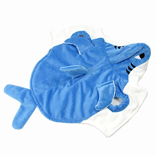 Funny Dog Cat Shark Costumes Pet Halloween Christmas Cosplay Costume Puppy Winter Coat Hoodie Sweater Clothes for Small Medium Large Dogs and Cats