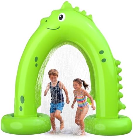 Sprinkler for Kids, Outdoor Water Toys for Kids 3-5 4-8, Inflatable Kids Sprinklers for Yard, Summer Splash Sprinkler Water Fun Toys Gifts for Boys Girls