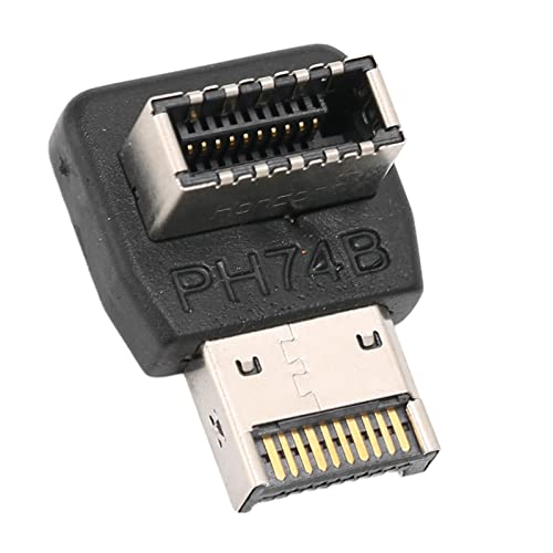 Adaptador de placa-mãe de computador, adaptador de painel frontal usb plug and play fácil de instala