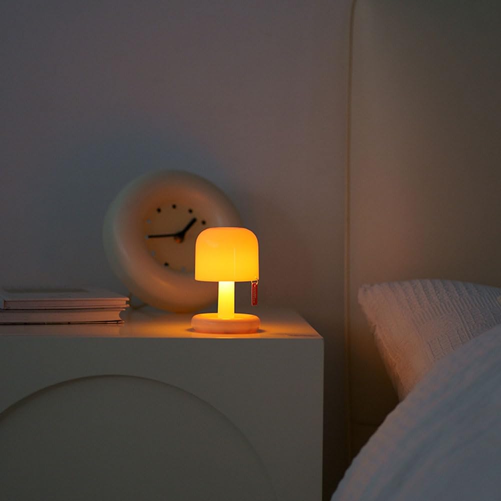 Lampa ścienna LED z przełącznikiem, bezprzewodowa, ładowana przez USB, mini akrylowa lampa stołowa z ciepłym światłem, do sypialni, jadalni, kawiarni