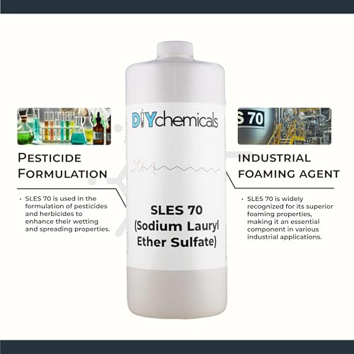Image of DIYChemicals | High Purity 70% Sodium Lauryl Ether Sulfate (SLES) (Half Gallon)