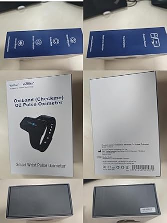 Wellue Wrist Pulse Oximeter| 100-Hour Endurance Blood Oxygen Monitor with Audible Reminder, Rechargeble Checkme O2 Ultra for Tracking SpO2 and Pulse Rate, Including an Additional Charging Cable