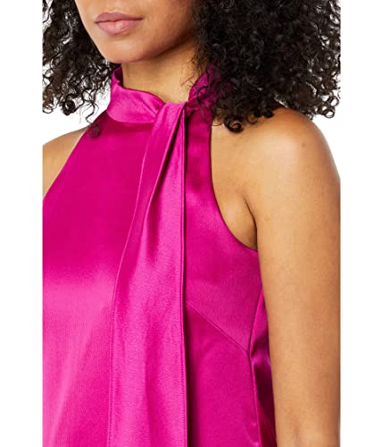 Image of Vince Camuto Women's Sleeveless Halter Tie Neck Shift Mini Dress